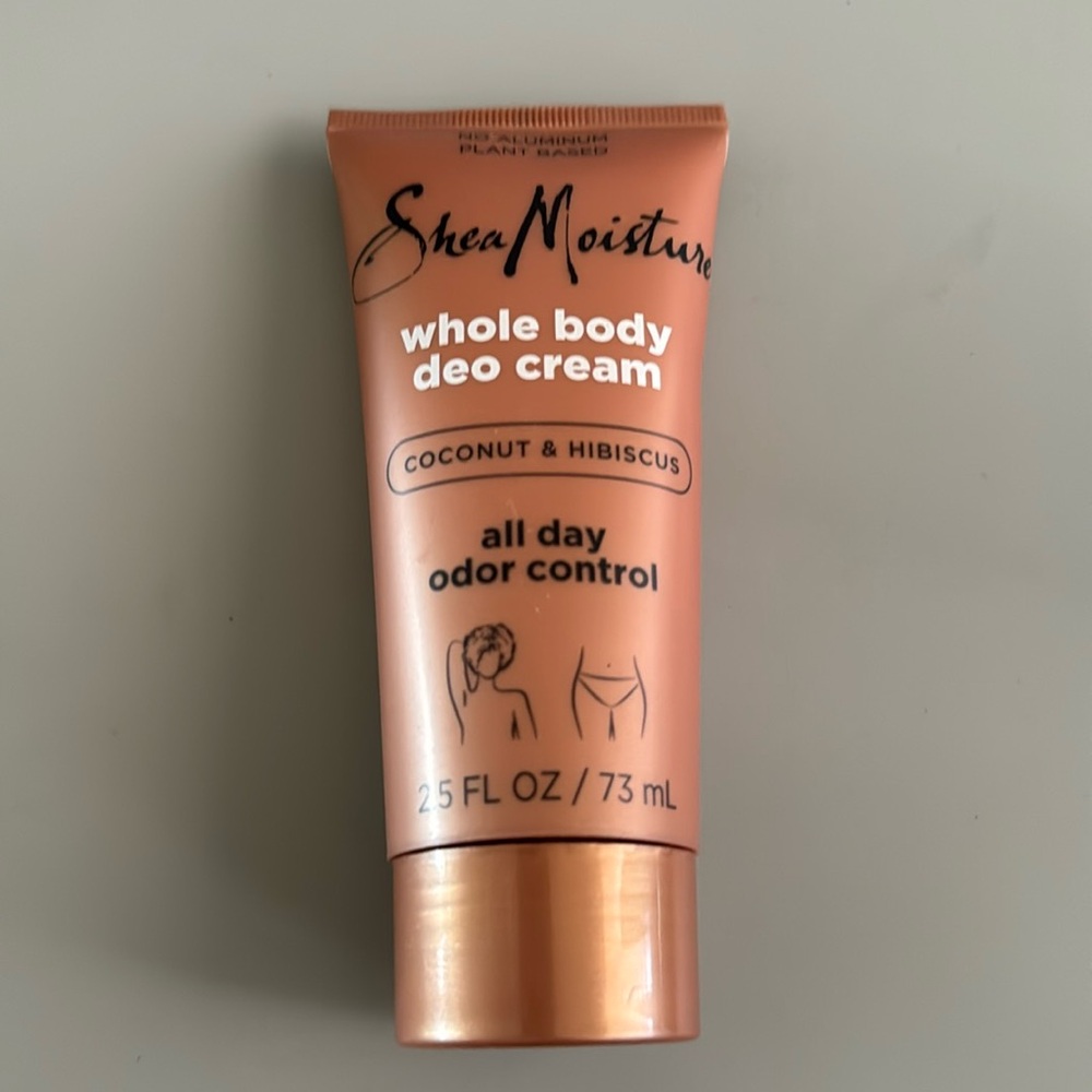 SheaMoisture Plant Based Women's Deodorant Cream Coconut & Hibiscus, 2.5 oz
